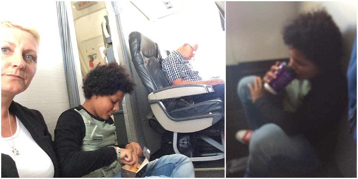 Flysæder eksisterede ikke: Familie tvunget til at sidde på gulvet i flyet hjem fra Spanien