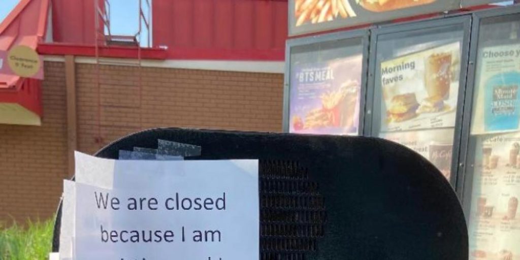 McDonalds-medarbejders opsigelse går viralt