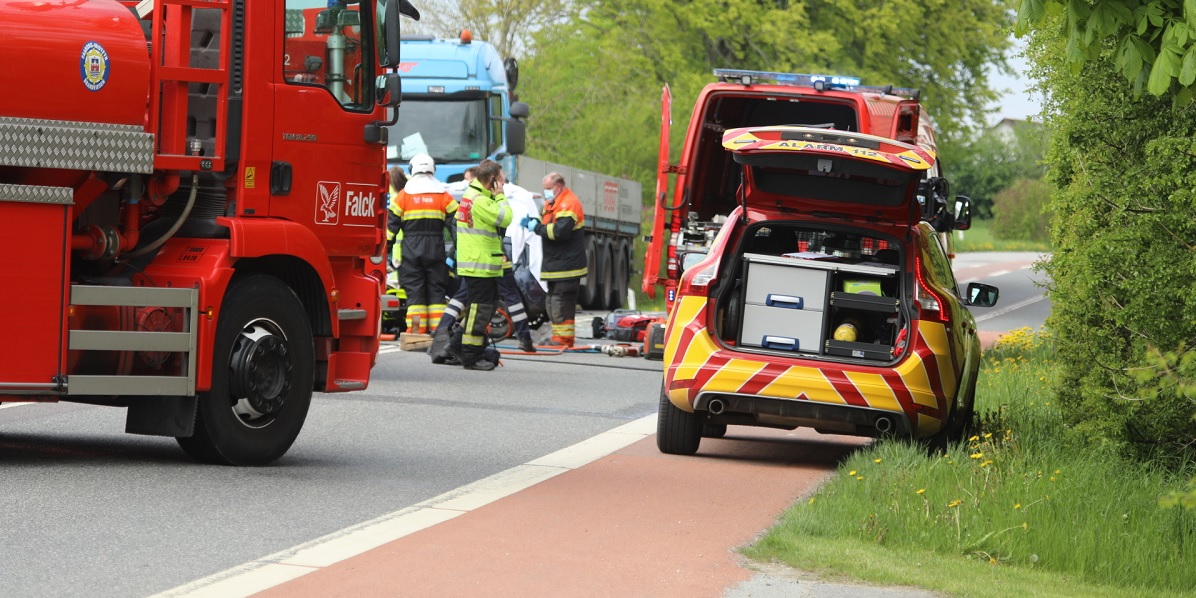 Forfærdelig ulykke: En person meldes død