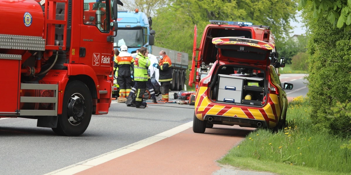 Forfærdelig ulykke: En person meldes død