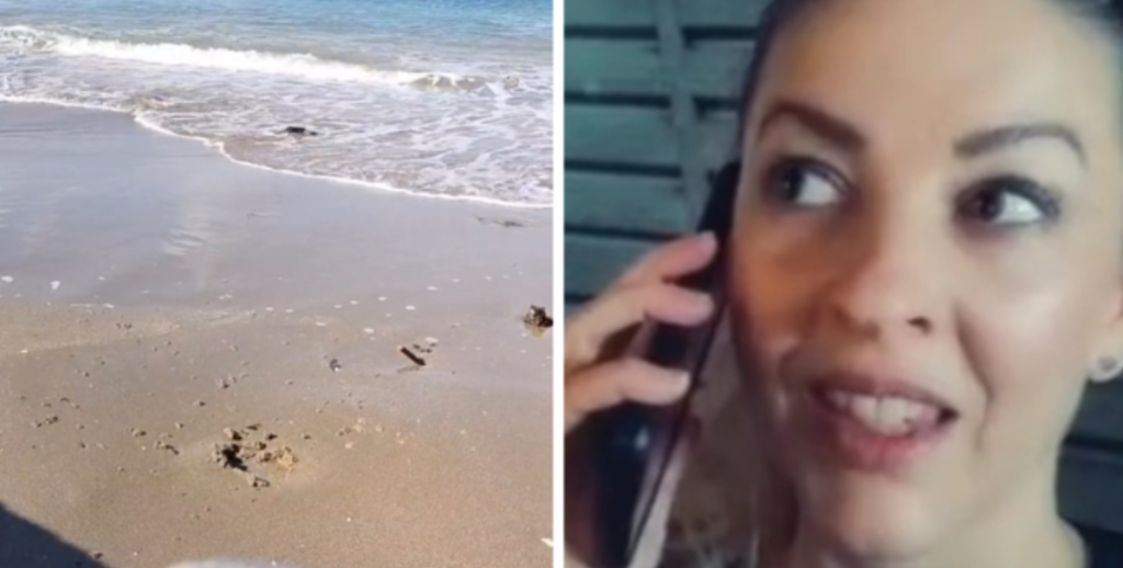 Vanessa nødt solskinsdagen på stranden: Få sekunder efter skreg hun om hjælp
