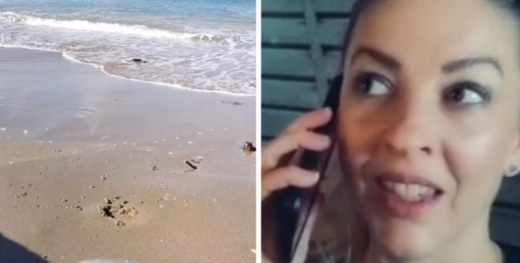 Vanessa nødt solskinsdagen på stranden: Få sekunder efter skreg hun om hjælp