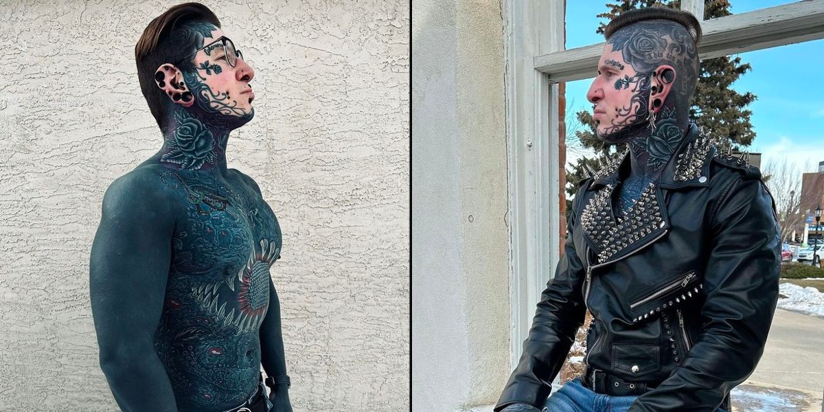 Har dækket 96% af kroppen med tatoveringer: Nu chokerer han med ny kropsmodifikation