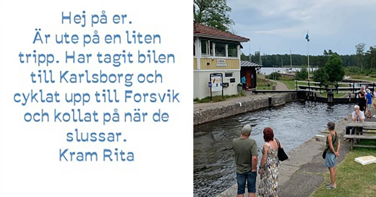 Flot gestus: Rita sender kort til ensomme ældre